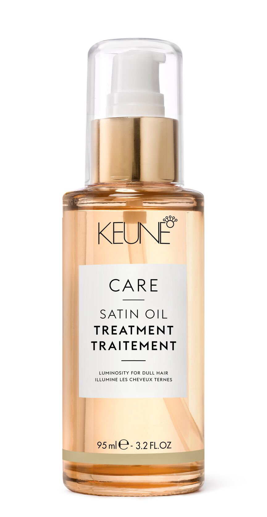 CARE SATIN OIL TREATMENT: Le produit capillaire idéal pour tous les types de cheveux. Avec son action anti-frisottis, facile à appliquer et non gras. Nourrit les pointes fourchues. Keune.ch.